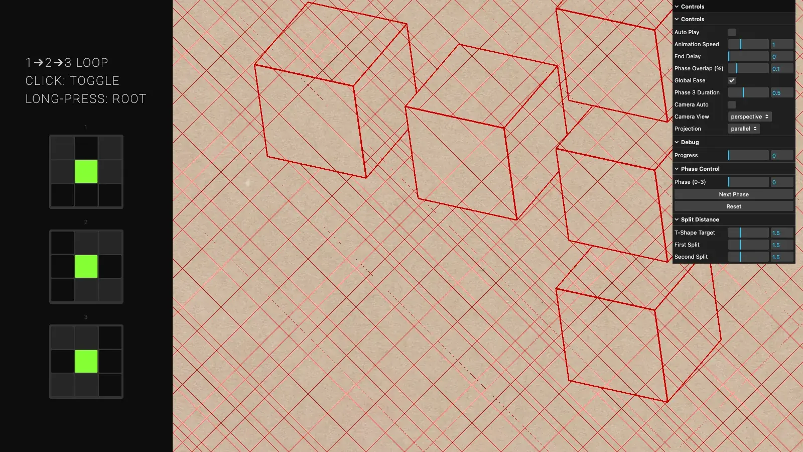T-shape cube